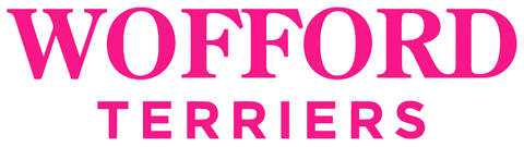 Wofford Terriers Hot Pink Team Name Logo Premium DieCut Vinyl Decal PICK SIZE