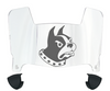 Wofford Terriers Mini Football Helmet Visor Shield w/ Clips - PICK VISOR & LOGO COLOR