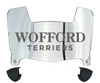 Wofford Terriers Mini Football Helmet Visor Shield w/ Clips - PICK VISOR & LOGO COLOR