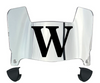 Wofford Terriers Mini Football Helmet Visor Shield w/ Clips - PICK VISOR & LOGO COLOR