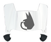 Wofford Terriers Mini Football Helmet Visor Shield w/ Clips - PICK VISOR & LOGO COLOR