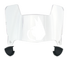 Wofford Terriers Mini Football Helmet Visor Shield w/ Clips - PICK VISOR & LOGO COLOR