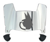 Wofford Terriers Mini Football Helmet Visor Shield w/ Clips - PICK VISOR & LOGO COLOR