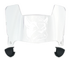 Wofford Terriers Mini Football Helmet Visor Shield w/ Clips - PICK VISOR & LOGO COLOR