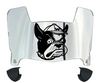 Wofford Terriers Mini Football Helmet Visor Shield w/ Clips - PICK VISOR & LOGO COLOR