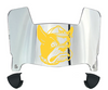 Wofford Terriers Mini Football Helmet Visor Shield w/ Clips - PICK VISOR & LOGO COLOR