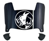 Wofford Terriers Mini Football Helmet Visor Shield w/ Clips - PICK VISOR & LOGO COLOR