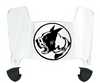 Wofford Terriers Mini Football Helmet Visor Shield w/ Clips - PICK VISOR & LOGO COLOR