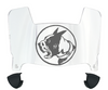 Wofford Terriers Mini Football Helmet Visor Shield w/ Clips - PICK VISOR & LOGO COLOR