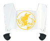 Wofford Terriers Mini Football Helmet Visor Shield w/ Clips - PICK VISOR & LOGO COLOR