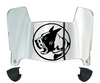 Wofford Terriers Mini Football Helmet Visor Shield w/ Clips - PICK VISOR & LOGO COLOR