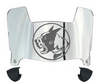 Wofford Terriers Mini Football Helmet Visor Shield w/ Clips - PICK VISOR & LOGO COLOR