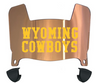 Wyoming Cowboys Mini Football Helmet Visor Shield w/ Clips - PICK VISOR & LOGO COLOR