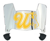 Wyoming Cowboys Mini Football Helmet Visor Shield w/ Clips - PICK VISOR & LOGO COLOR