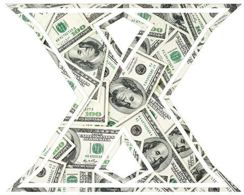 Xavier Musketeers Team Logo Money Print Premium DieCut Vinyl Decal PICK SIZE