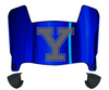 Yale Bulldogs Mini Football Helmet Visor Shield w/ Clips - PICK VISOR & LOGO COLOR