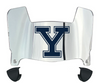 Yale Bulldogs Mini Football Helmet Visor Shield w/ Clips - PICK VISOR & LOGO COLOR