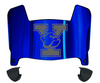 Yale Bulldogs Mini Football Helmet Visor Shield w/ Clips - PICK VISOR & LOGO COLOR