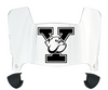 Yale Bulldogs Mini Football Helmet Visor Shield w/ Clips - PICK VISOR & LOGO COLOR