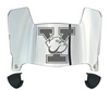 Yale Bulldogs Mini Football Helmet Visor Shield w/ Clips - PICK VISOR & LOGO COLOR