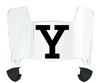 Yale Bulldogs Mini Football Helmet Visor Shield w/ Clips - PICK VISOR & LOGO COLOR