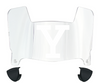 Yale Bulldogs Mini Football Helmet Visor Shield w/ Clips - PICK VISOR & LOGO COLOR