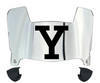 Yale Bulldogs Mini Football Helmet Visor Shield w/ Clips - PICK VISOR & LOGO COLOR