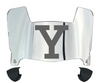 Yale Bulldogs Mini Football Helmet Visor Shield w/ Clips - PICK VISOR & LOGO COLOR