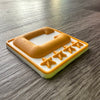 Yellow Gold 3D Football Helmet Bumper Captain Patch Jersey C Style - Perfect for Adult & Youth Full Size Football Helmets