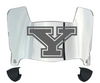 Youngstown State Penguins Mini Football Helmet Visor Shield w/ Clips - PICK VISOR & LOGO COLOR