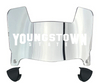 Youngstown State Penguins Mini Football Helmet Visor Shield w/ Clips - PICK VISOR & LOGO COLOR