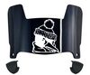 Youngstown State Penguins Mini Football Helmet Visor Shield w/ Clips - PICK VISOR & LOGO COLOR