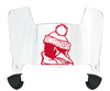 Youngstown State Penguins Mini Football Helmet Visor Shield w/ Clips - PICK VISOR & LOGO COLOR