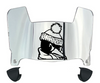 Youngstown State Penguins Mini Football Helmet Visor Shield w/ Clips - PICK VISOR & LOGO COLOR