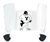 Youngstown State Penguins Mini Football Helmet Visor Shield w/ Clips - PICK VISOR & LOGO COLOR