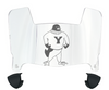 Youngstown State Penguins Mini Football Helmet Visor Shield w/ Clips - PICK VISOR & LOGO COLOR