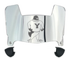 Youngstown State Penguins Mini Football Helmet Visor Shield w/ Clips - PICK VISOR & LOGO COLOR