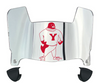 Youngstown State Penguins Mini Football Helmet Visor Shield w/ Clips - PICK VISOR & LOGO COLOR