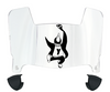 Youngstown State Penguins Mini Football Helmet Visor Shield w/ Clips - PICK VISOR & LOGO COLOR