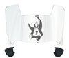 Youngstown State Penguins Mini Football Helmet Visor Shield w/ Clips - PICK VISOR & LOGO COLOR