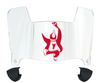Youngstown State Penguins Mini Football Helmet Visor Shield w/ Clips - PICK VISOR & LOGO COLOR