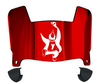 Youngstown State Penguins Mini Football Helmet Visor Shield w/ Clips - PICK VISOR & LOGO COLOR
