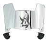 Youngstown State Penguins Mini Football Helmet Visor Shield w/ Clips - PICK VISOR & LOGO COLOR