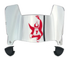 Youngstown State Penguins Mini Football Helmet Visor Shield w/ Clips - PICK VISOR & LOGO COLOR