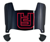 Youngstown State Penguins Mini Football Helmet Visor Shield w/ Clips - PICK VISOR & LOGO COLOR