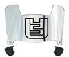 Youngstown State Penguins Mini Football Helmet Visor Shield w/ Clips - PICK VISOR & LOGO COLOR