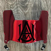 Alabama A&M Bulldogs Mini Football Helmet Visor Shield Red Chrome Mirror w/ Clips