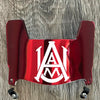 Alabama A&M Bulldogs Mini Football Helmet Visor Shield Red Chrome Mirror w/ Clips