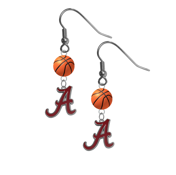 Alabama Crimson Tide NCAA Basketball Dangle Earrings