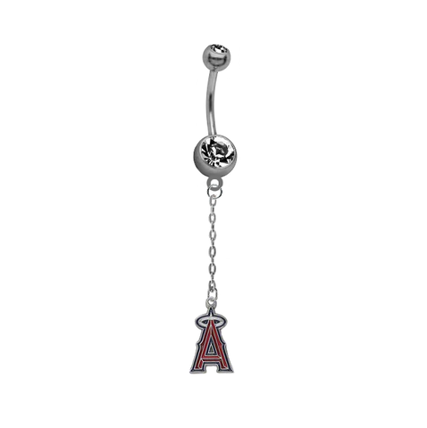Anaheim Angels Dangle Chain Belly Button Navel Ring